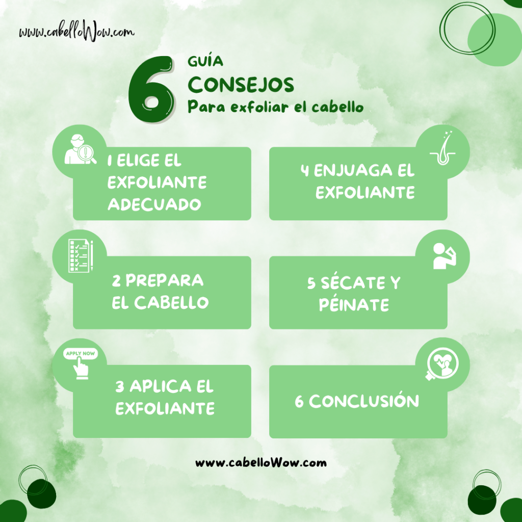 Gu铆a y consejos c贸mo exfoliar tu cabello